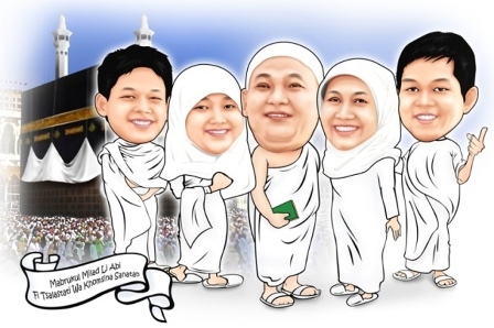 karikatur haji