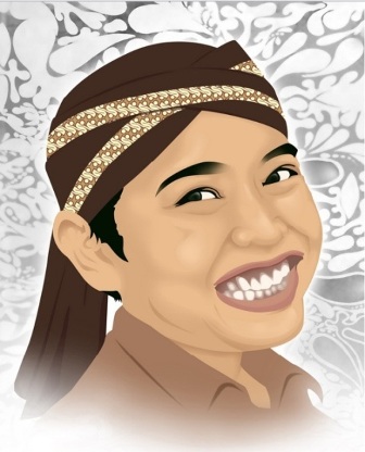 karikatur blangkon